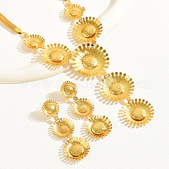 Set di gioielli in ferro floreale per donna&nbsp;DM1631-1