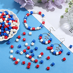 300pcs 3 Farben undurchsichtige Acrylperlen&nbsp;MACR-SC0002-01