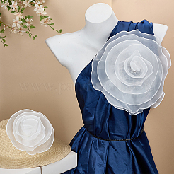 2 Stück 2 Stile Organza-Blumenbroschen&nbsp;JEWB-FG0001-58B