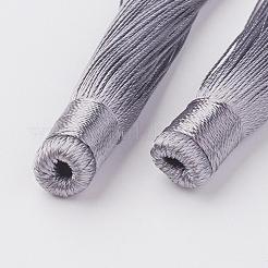 Nylon Quasten großen Anhänger Dekorationen&nbsp;HJEW-G010-B08