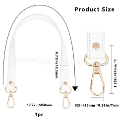 Manici imitazione in sacchetto di cuoio&nbsp;PURS-WH0005-10G-02