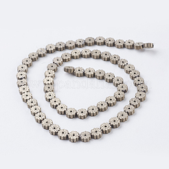 Perlas de hematita sintéticas no magnéticas galvanizadas al vacío con revestimiento de PVD&nbsp;G-F534-K01