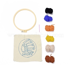 Kit für indische Stanzstickereien&nbsp;LS-DIY-H155-04