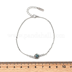 Bracelets à maillons en 925 argent sterling&nbsp;BJEW-D346-03B-P