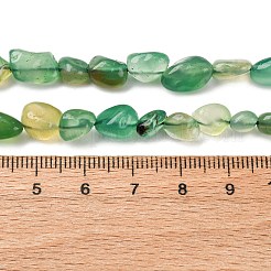 Natürliche grüne Onyx Achat Perlen Stränge&nbsp;G-K395-A08-01