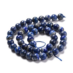 Natürliche Lapislazuli runde Perlen Stränge&nbsp;G-I181-09-8mm