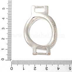 Legierung Kristall Strass ovale Verbindungsglieder Charms&nbsp;FIND-M052-10P-NR