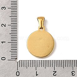 Handpolierte Anhänger aus Edelstahl 304&nbsp;STAS-B094-01F-G
