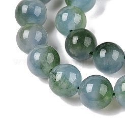 Chapelets de perles en jade blanc naturel teinté&nbsp;G-T138-8mm-2104