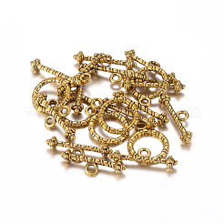 Chiusure toggle di sitle tibetano&nbsp;GLF0717Y-NF