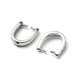Placcatura a cremagliera in ottone con pavé di zirconi cubici a scatto su barre&nbsp;KK-G464-11S