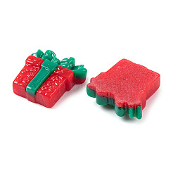 Weihnachtsdekoration Motiv opake Harz Decoden Cabochons&nbsp;RESI-Z026-01A