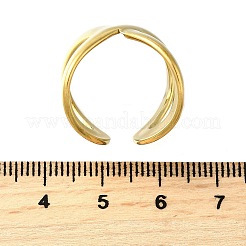 Bagues de manchette réglables en acier inoxydable 304 pour femmes&nbsp;LS-RJEW-B123-01G-02