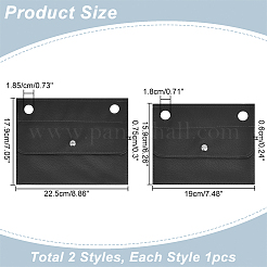 2 Stück 2 Stile PU-Kunstleder-Taschen-Organizer-Einsätze&nbsp;DIY-WR0002-87A