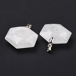 Colgantes de cristal de cuarzo naturales&nbsp;G-C241-02F