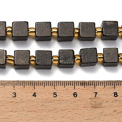 Stränge aus natürlichen Goldpyritperlen&nbsp;G-F833-N01-01