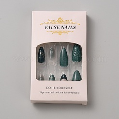 Künstliche Fingernägel aus ABS-Kunststoff zum Aufkleben&nbsp;MRMJ-WH20004-25A