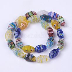 Handgemachte Glasperlen Millefiori-Stränge&nbsp;M-LK01
