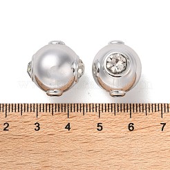 Plastique ccb avec perles en strass&nbsp;CCB-B003-33P