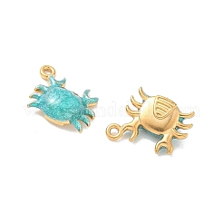 Anhänger aus Edelstahl 304 mit Emaille und Glitzerpulver&nbsp;STAS-Q119-03G-02