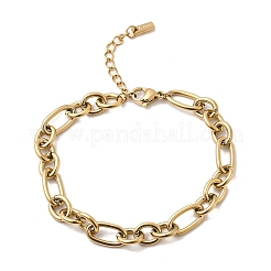 Figaro-Kettenarmband aus 304er Edelstahl für Damen&nbsp;BJEW-Z140-03G