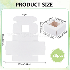 Caja de almacenamiento de regalo de papel&nbsp;CON-WH0001-27B-01