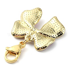 Colgante de aleación de esmalte con adornos de lazo&nbsp;HJEW-JM02209