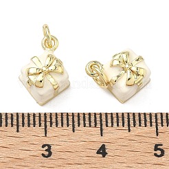 Ciondoli smaltato in ottone&nbsp;KK-F933-18G-03