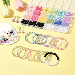 DIY-Sets zur Schmuckherstellung mit runden Acrylperlen&nbsp;DIY-FS0007-79