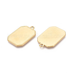 Cabochon-Fassungen für Anhänger aus Edelstahl 304&nbsp;STAS-N108-76G