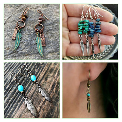 DIY-Set zur Herstellung von baumelnden Ohrringen&nbsp;DIY-SW0001-17
