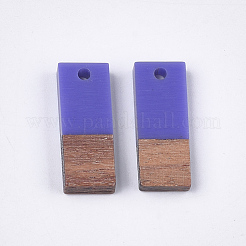 Pendenti in resina e legno di noce&nbsp;RESI-S358-79