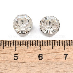 Perles plates rondes à coudre en strass montées&nbsp;STAS-B107-01E-01P