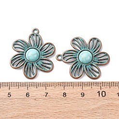 Legierung mit synthetischen Türkis Anhänger&nbsp;FIND-B055-01M