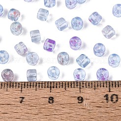 Perles de verre Picasso transparentes&nbsp;SEED-Q039-05A-C03