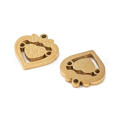 Pendentifs en acier inoxydable 304 avec placage ionique (IP)&nbsp;STAS-I309-09G