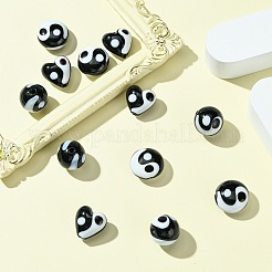12pcs 3 Arten handgemachte Bunte Malerei-Perlen&nbsp;FIND-CJ0002-78