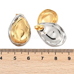 Boucles d'oreilles à tige en acier inoxydable 304&nbsp;EJEW-U045-04C-GP
