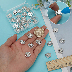 30pcs Legierung Kristall Strass Cabochons&nbsp;FIND-FG0004-69S