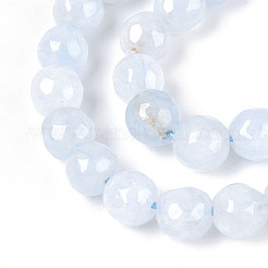 Tinti bianco naturale perle di giada fili&nbsp;G-T139-6mm-60-24