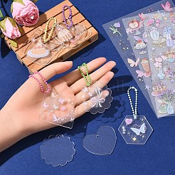 Kit fai da te per realizzare portachiavi in acrilico&nbsp;DIY-YW0012-35