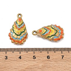 304 Edelstahl-Emaille-Anhänger&nbsp;STAS-F347-01G
