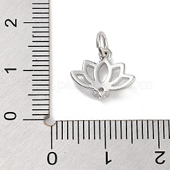 Placage de rack pendentifs en zircone cubique clair en laiton&nbsp;KK-M293-11P