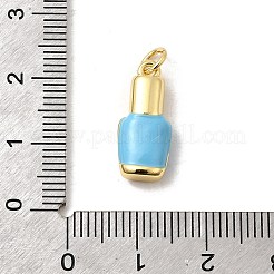 Messing Emaille-Anhänger&nbsp;KK-A268-03G-B05
