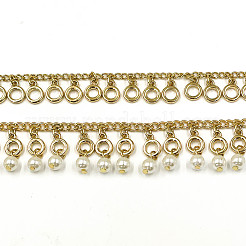 Collane a bavaglino con nappe rotonde a forma di perla sintetica&nbsp;WG10892-01