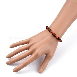 Verstellbare koreanische gewachste Polyesterschnur Kid geflochtene Perlen Armbänder&nbsp;BJEW-JB05437