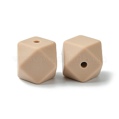 Perline focali in silicone alimentare rotonde/poligonali&nbsp;SIL-F003-06A
