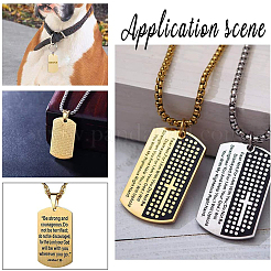Pendentifs en acier inoxydable 304&nbsp;STAS-UN0013-42RG