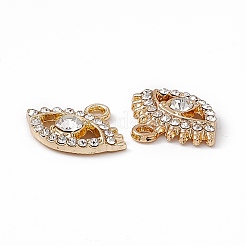 Legierung rhinestone-anhänger&nbsp;PALLOY-P287-06G-01