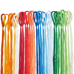 32 Strang 4 Farben Maulbeerseiden-Stickgarn&nbsp;OCOR-CY0003-07